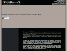 Tablet Screenshot of modernacarpinteria.com.ar